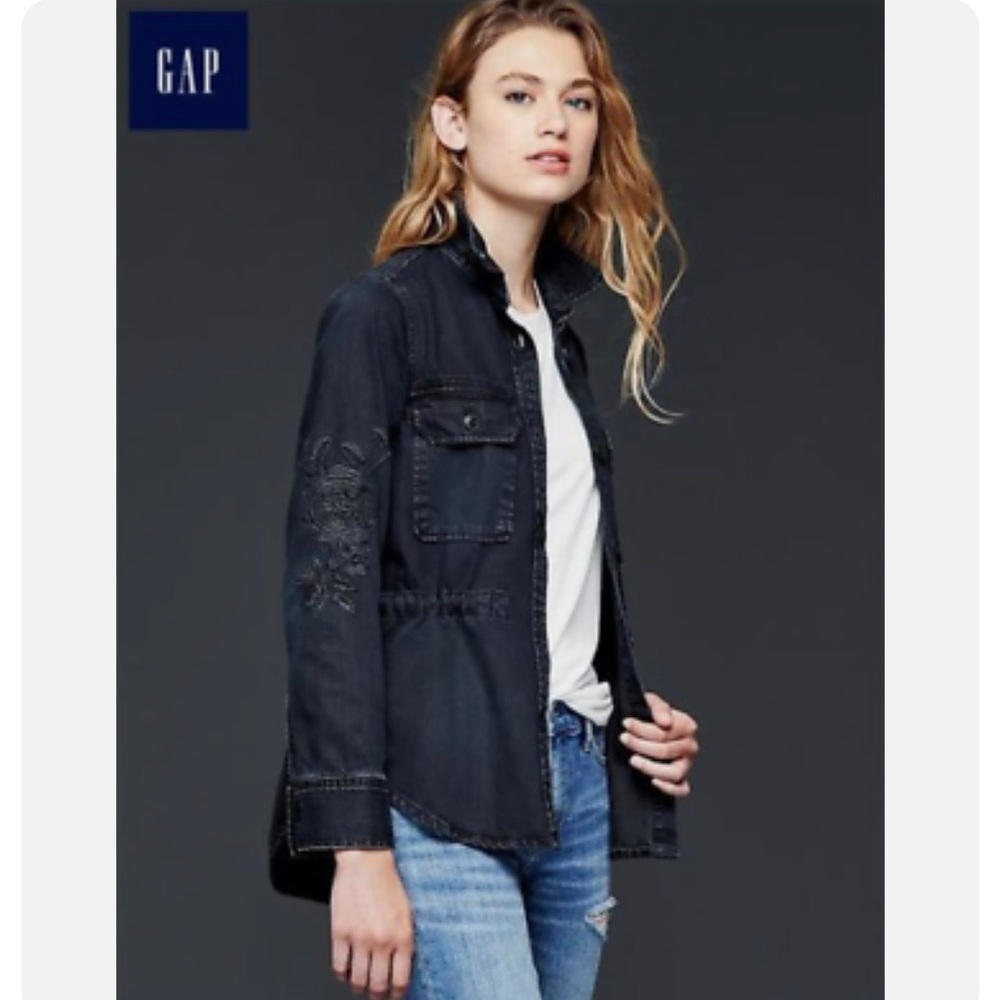 Rose Embossed GAP Cowboy Jacket